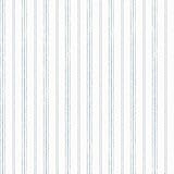 Tempaper Aqua Nautical Stripe Removable Peel and Stick Wallpaper, 20.5 in X 16.5 ft, Made in The USA