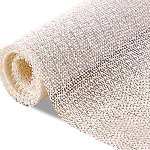 Yuragim Antirutschmatte für Teppich, 200x200cm rutschfeste Unterlage PVC Anti Rutsch Teppichunterlage rutschfest Teppichstopper, Antirutschunterlage für Teppich, Matratzen, Schubladen, Regal, Palette