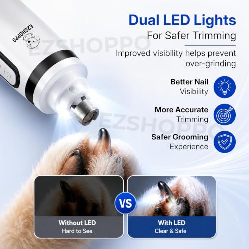 Image of Premium Stress-Free Claw Grooming System The Grooming Solution with Dual LEDs, Smart LCD & 3 Speed Control. Whisper-Quiet, Painless, & Safe Trimming for Dogs & Cats