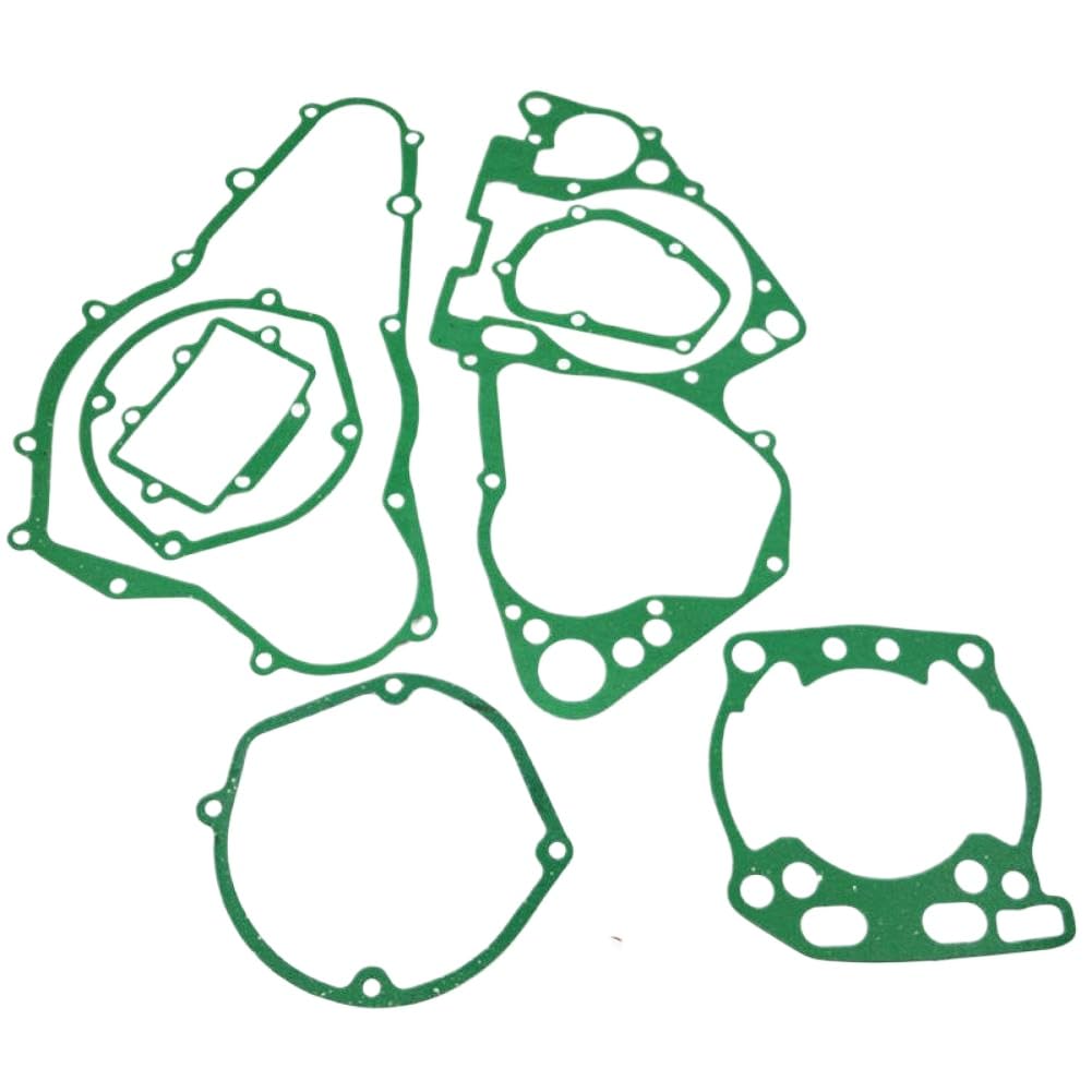 Motorcycle Full Crankcase Cover Cylinder Gasket Kits Set Compatible with RM250 RM 250 1996-1998