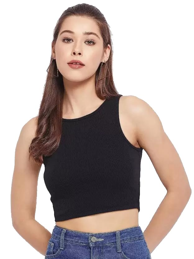 mixfit Women's Stylish & Trendy Collection of Cotton Crop Top for Women-picture-31