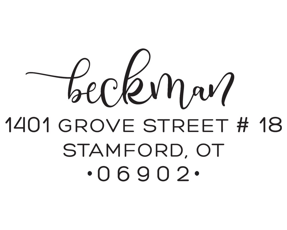 Personalized Return Family Address Stamps Wedding Invites Self Inking Custom Stamp