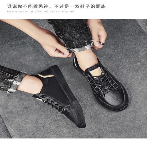 Men's Leather Shoes Summer Breathable Men's Casual Shoes Classic Leather Non Slip Sneakers Men's Lightweight Outdoor Shoes Driving Shoes4