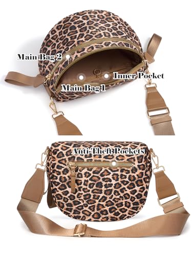 Image of Black and White Checkered Crossbody Bag Bum Bag for Women,Spacious Checkered Purse Fanny Packs Belt Bag