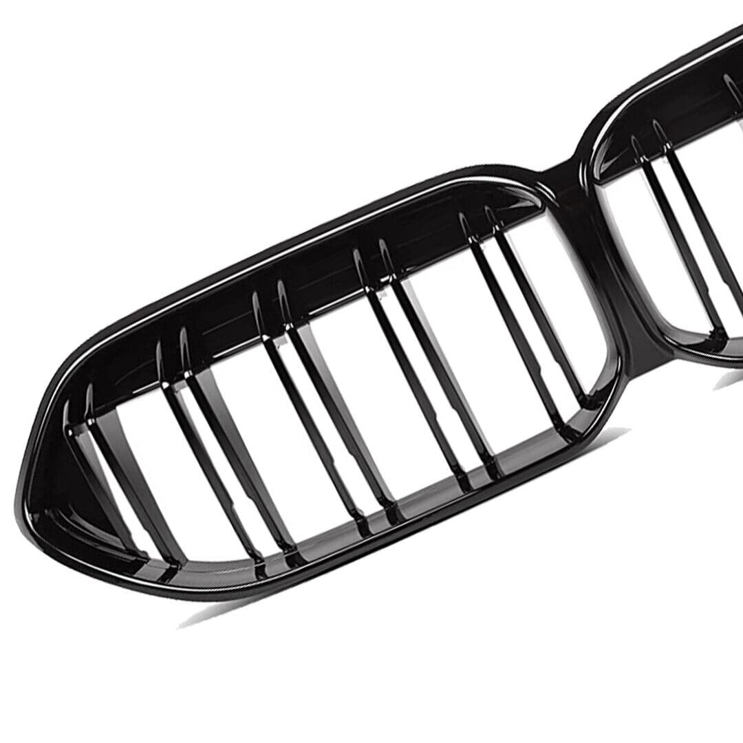 Kidney - Parrilla delantera de coche estilo Racing para BMW F30 F35 F10 F11 F18 E70 E71 F15 F16 3 5 Series X5 X6 Accesorios (F44 20-22 TWIN GRILL BLACK)