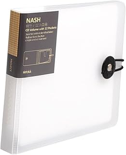 LIFKOME 3 Peças 12 CD Saco Transparente Fichário Carteira Transparente Bolsas Transparentes Estojo De Armazenamento Fichário De Bolso Fichário De Folhas Soltas Estojo De Disco Organizador