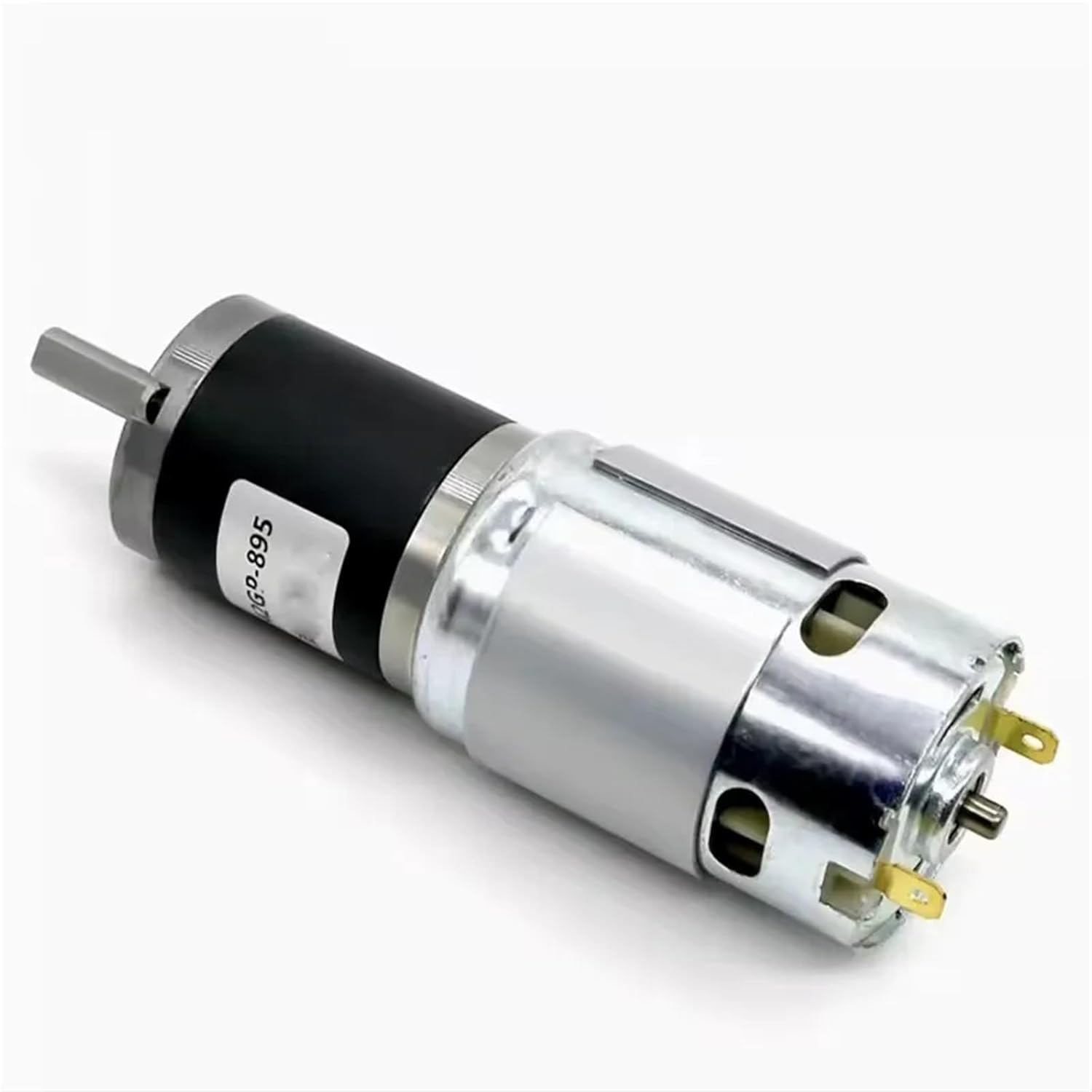 BL42-895 High Torque Power Adjust Speed DC 12V 24V 27-2700rpm Gear Motor 1Pcs(D8mm Shaft,730rpm,12V)