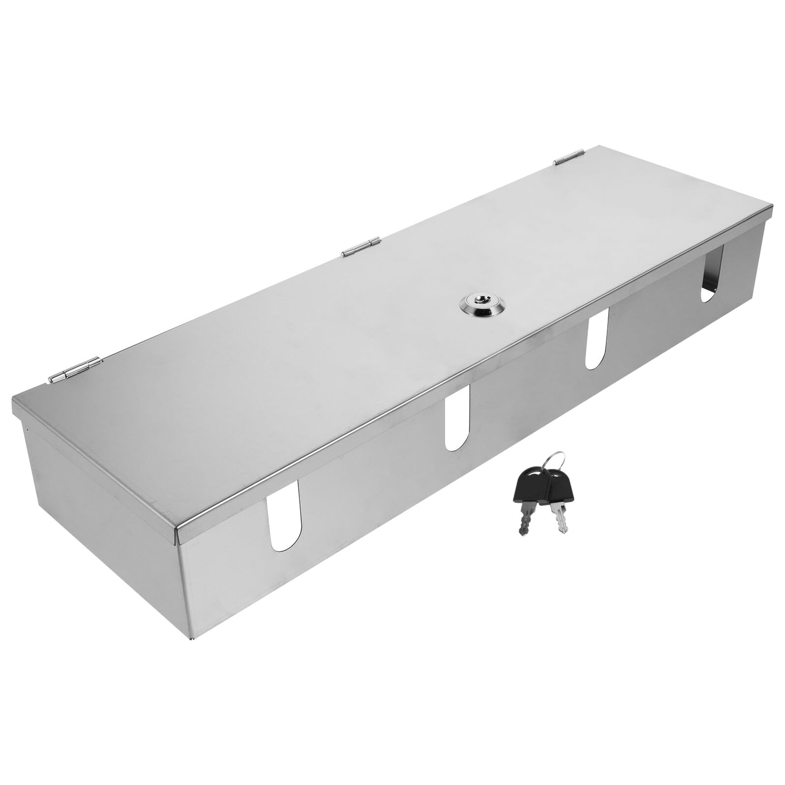 Scatola Presa Elettrica da Esterno in Acciaio Inossidabile con Copertura Trasparente e Serratura Antifurto Protezione per Casa e Industria Design Compatto e Resistente Agli Urti