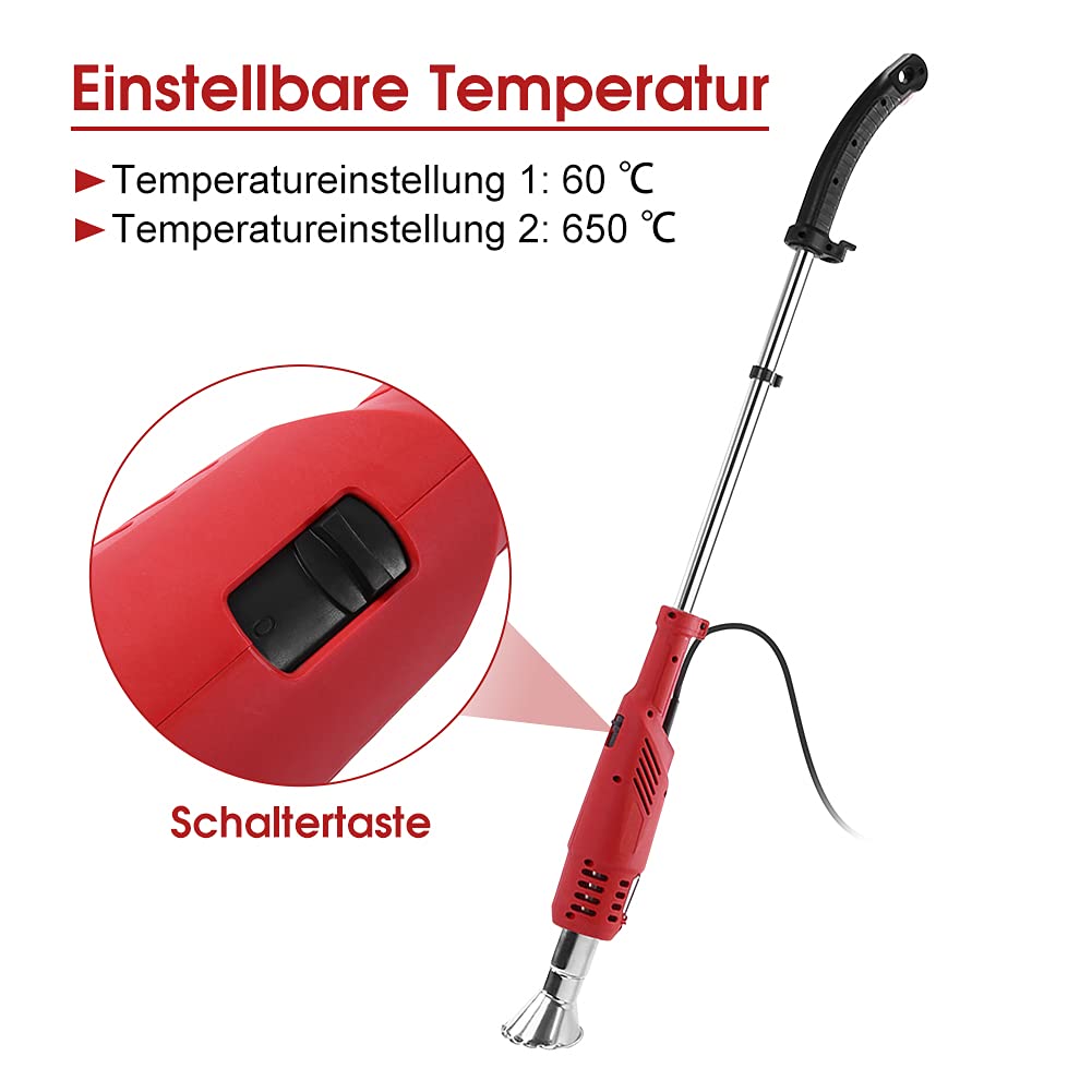 Quemador de Malas Hierbas Eléctrico, 2000 W, 2 en 1, 220 V