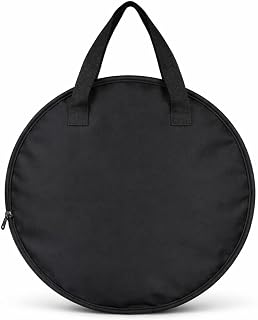 Drum Practice Pad, Portable Silent 14 Inch Pad with Bag Snare Stand Mount for Beginners Professionals Home Studio Travel