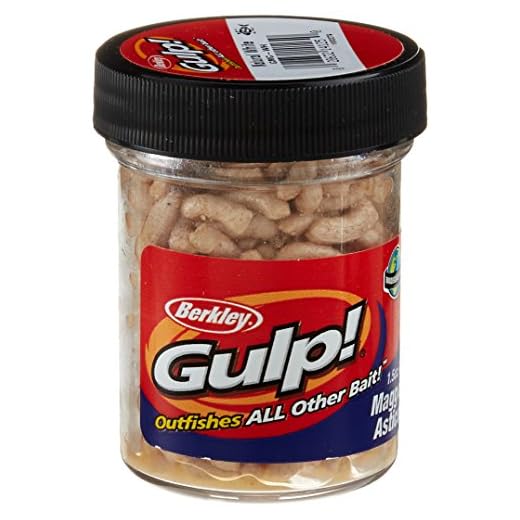 Berkley Gulp! Maggot , Natural White, 1-Inch