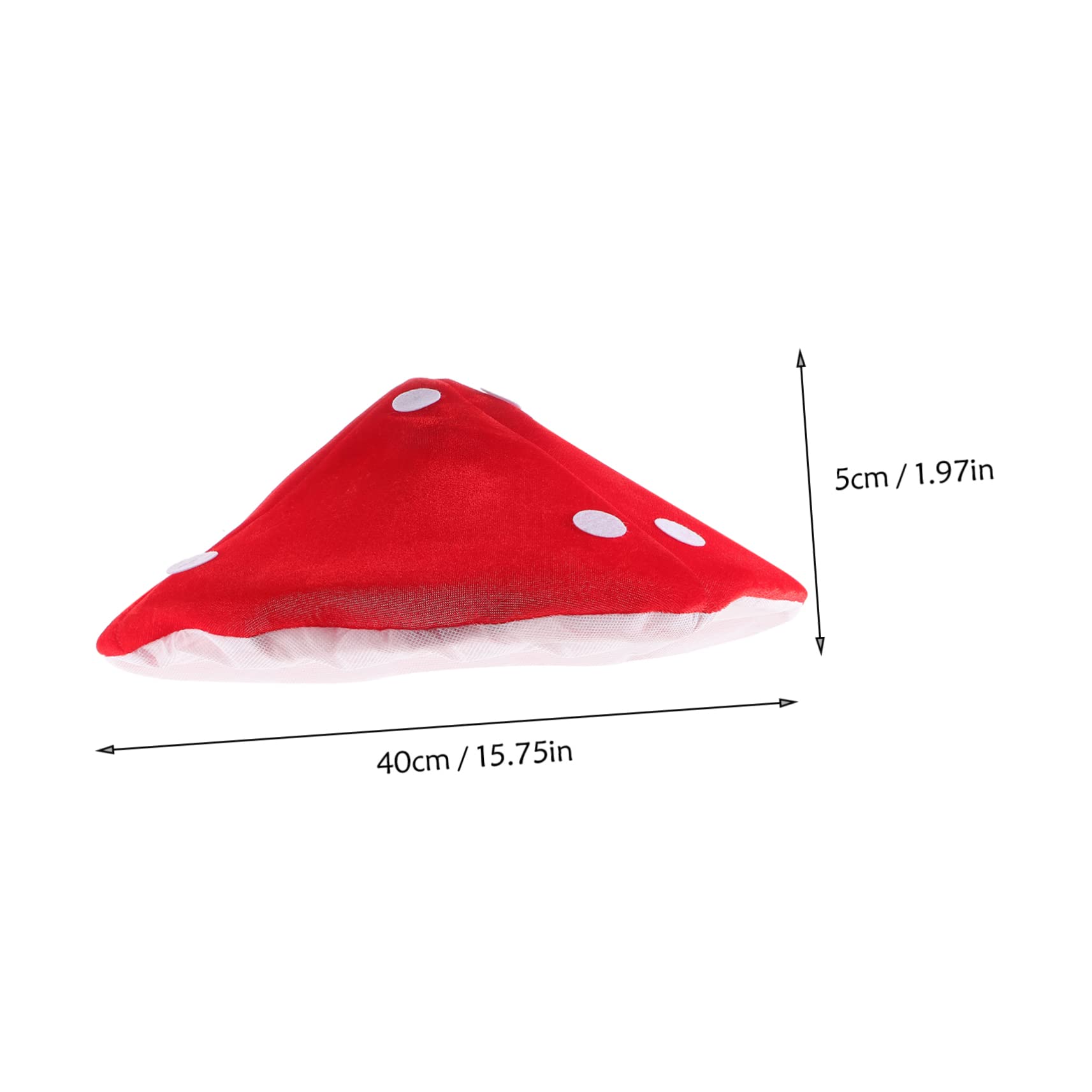 ibasenice Cute Mushroom Hat for Toddlers Toadstool Costume Girl Funny Hat for Kids Cosplay