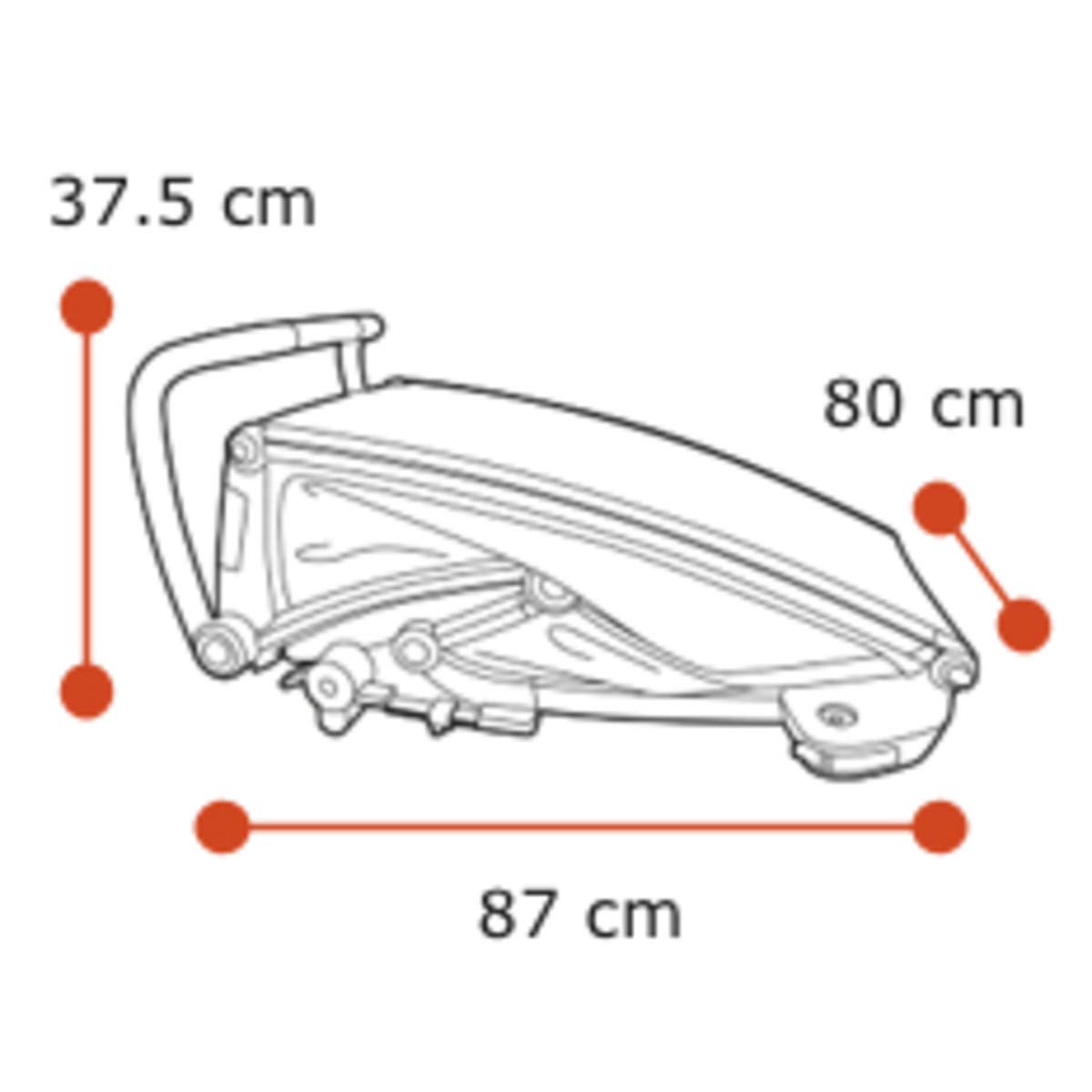Thule Chariot Sport 1 Multisport Fahrradanhänger - Amarillo - Remolque de bicicleta para padres activos con niños de 1-5 años - Unisex