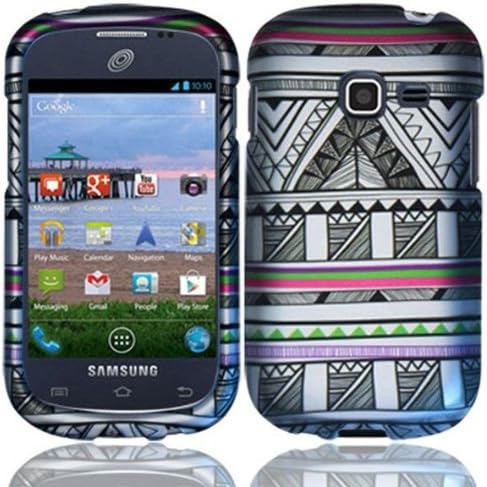 Antique Vintage Design Hard Case Cover Premium Protector for Samsung Galaxy Centura S738C S730G S740C / Galaxy Discover (by Cricket / Net 10 / Tracfone / Straighttalk) with Free Gift Reliable Accessory Pen