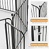 Dog-Playpen-8-Panels-Dog-Pen-Indoor-Outdoor-32-Inch-Height-Puppy-Playpen-Pet-Fence-Gate-with-Doors-for-LargeMediumSmall-Dogs-Exercise-Pen-for-Yard-Camping 32-Inch Height Puppy Playpen