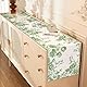 Tischläufer 33X183 Waldgrün Blumen Frühlings Deko Tischläufer Landhausstil Tischläufer Outdoor Tischdecke Dekoration Küche Dekoration Party Geburtstag Hochzeit Dekor
