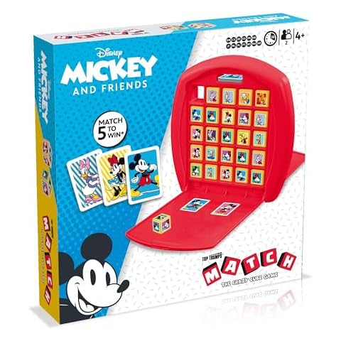 Mickey Mouse and Friends Top Trumps Match Board Game Cover