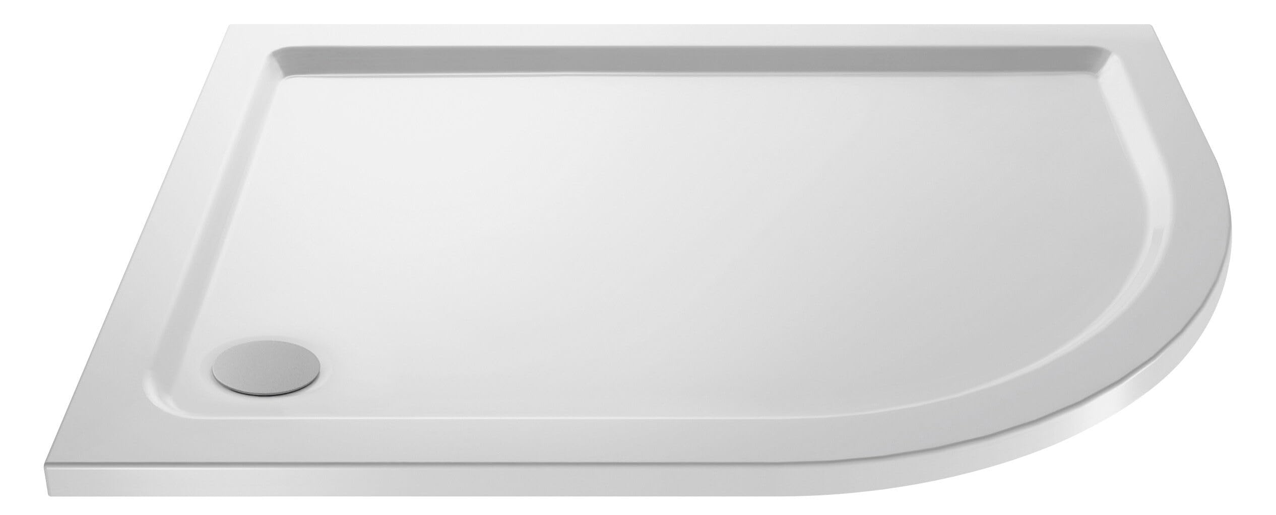 Balterley Right Hand Offset Quadrant Shower Tray - 1000mm x 900mm - White