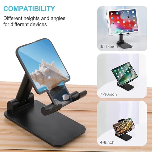 Support de téléphone réglable en forme de coquillages d'été