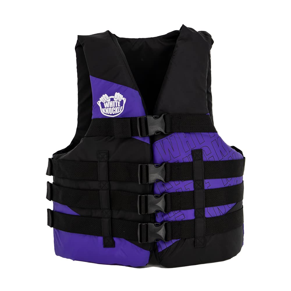 White Knuckle Women's Nylon Life Jacket, US Coast Guard Approved, Rated for Adults Weighing 90 Pounds or More