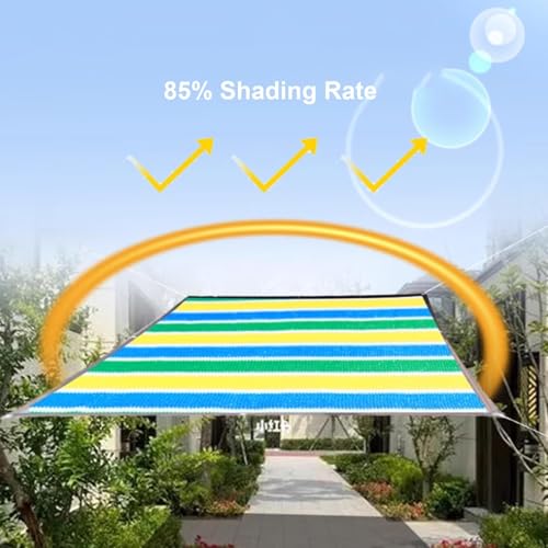 Filet d'ombrage haute densité pour protection d'intimité 3x9m - 6