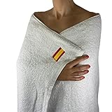 Disponen de una práctica trabilla para colgarlas. Son perfectas para usarlas no solo en casa, sino también en la piscina, el gimnasio o el spa.