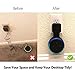 Echo Dot Wall Mount Holder for 3rd Gen, Amazon Echo Dot Alexa Outlet Holder Stand, A Space-Saving Echo Dot Accessories Without Messy Wires or Screws (Black, 1 Pack)