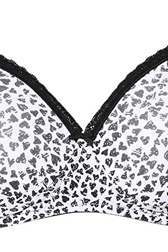Image of Van Heusen Women's Cotton Padded Wireless Bra - Full Coverage, Anti Bacterial, Breathable Perforated Cups