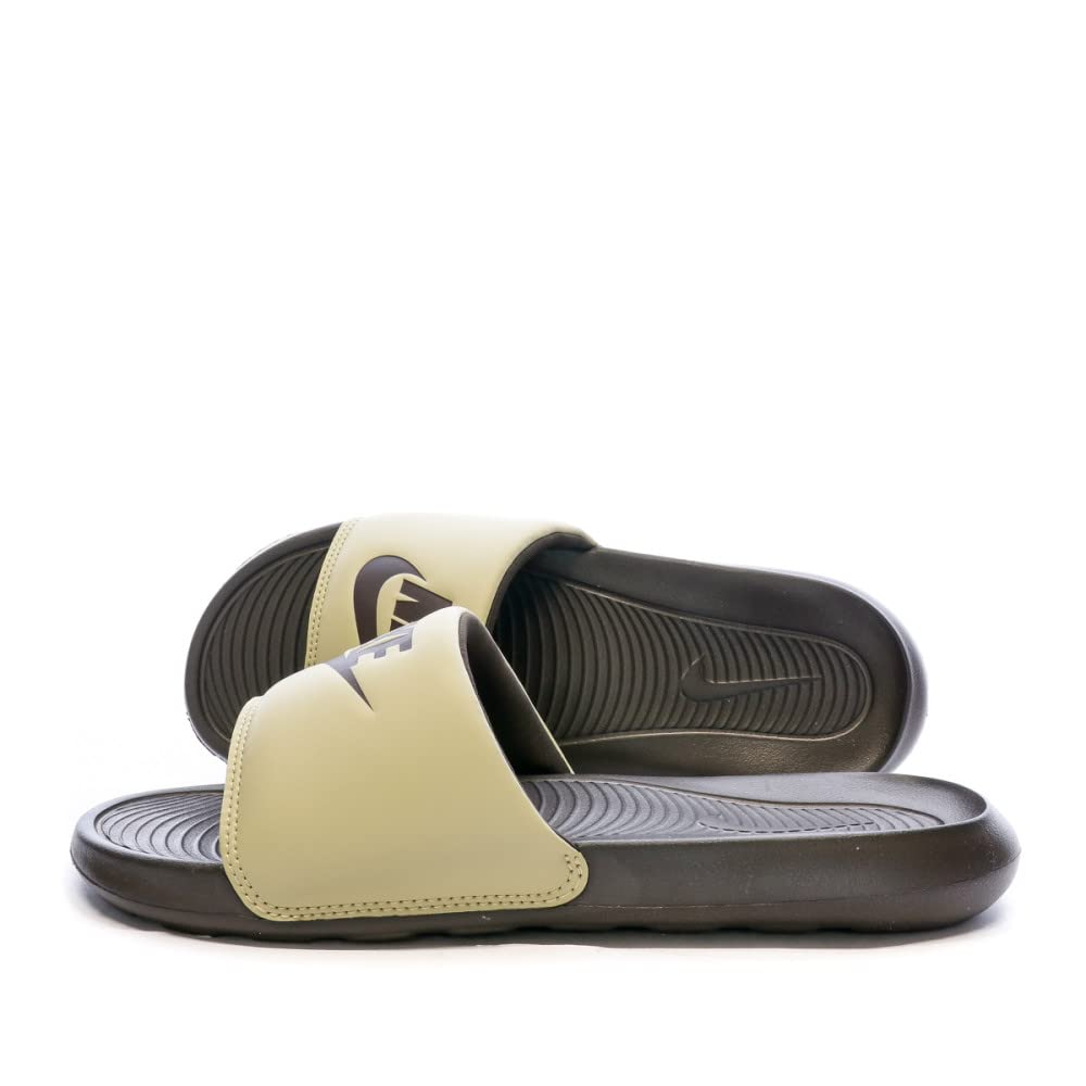 NikeVICTORI ONE Slide-Wheat Grass/Baroque BROWN-CN9675-701-10UK