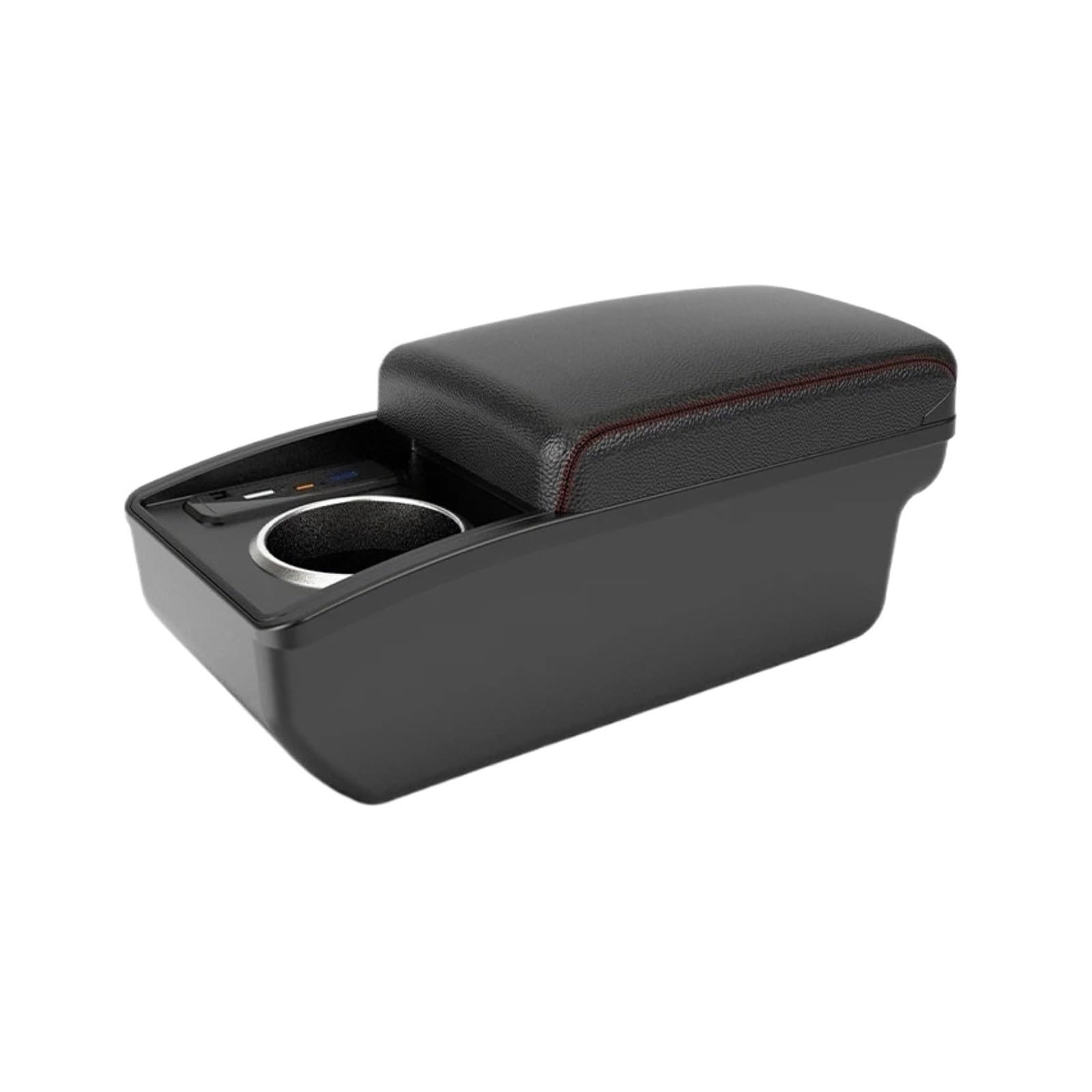 Umdjju B1 Red Line 6 Usb For Peugeot 207 Armrest Box Car Central Storage Interior Dedicated Retrofit Accessories Car Centre Console Armrest Box(B1 Red Line 6 Usb)