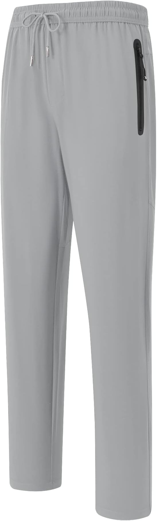 RdrukoMens Baggy Joggers with Zip Pockets Elasticated Waist Sports Trousers Loose Fit Jogging Gym Workout Bottoms