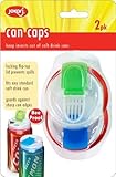 Jokari Beverage Deluxe Can Caps 2 Pack Soda pop Lids - KEEPS INSECTS OUT OF your Drink,Colors/Styles May Vary, 4 Pack