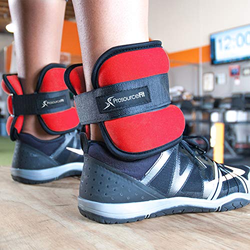 ProsourceFit Ankle Wrist Weights 1.5 lb. - Red - Thumbnail 5