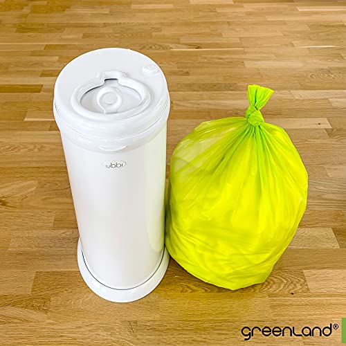 Greenland Biodegradable Diaper Pail Bags Compatible With Ubbi – Lemon Scented (75 Bags, 13 Gallons) #TOP4
