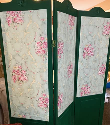 Redodeco Vintage Floral Adhesive Paper Vinyl Shelf Liner Peel Stick Dresser Drawer Sticker Home Deco 17.7Inch By 118Inch (Multi-Flower3) #TOP4