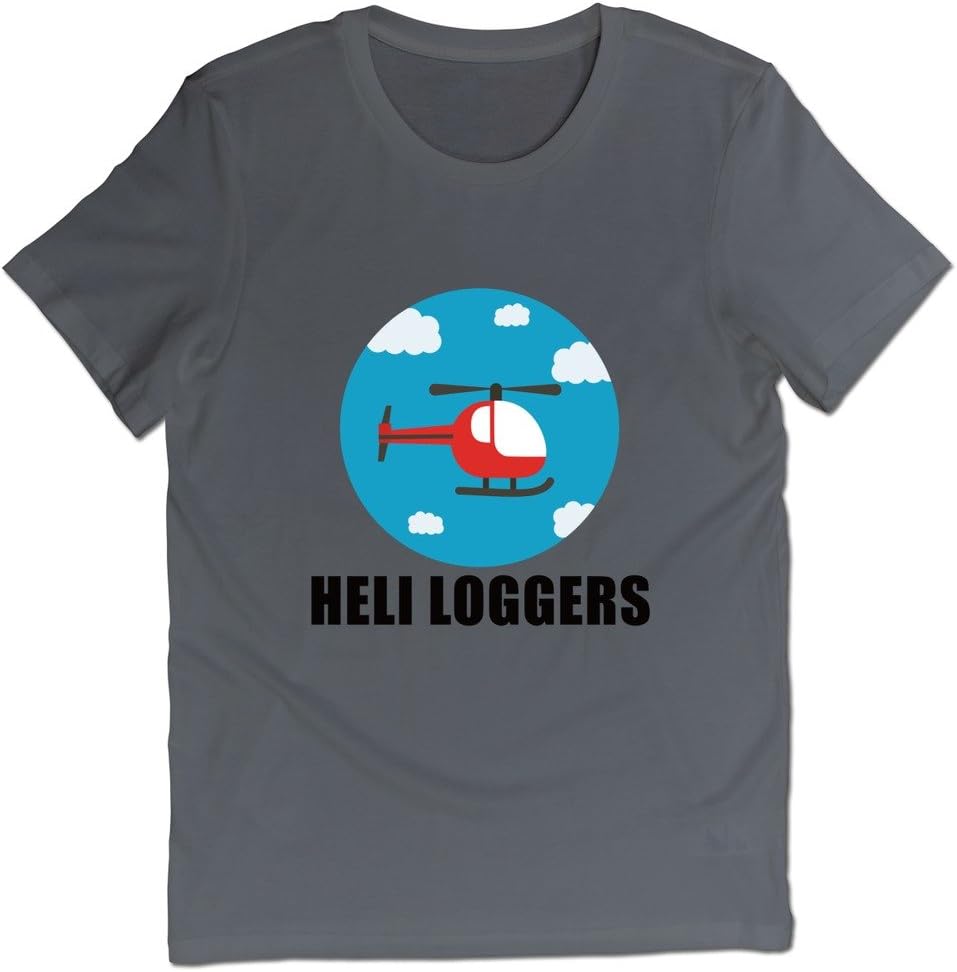 Men's Heli Loggers Tv Show Tee Shirts DeepHeather