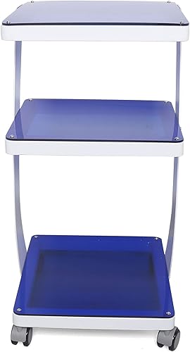 Miniatura 4 de CNCEST Carrito de 3 capas para salón de spa, carrito de carrito, soporte de máquina de belleza resistente para máquina de belleza con rueda