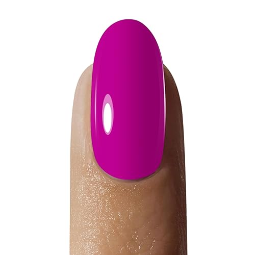 Miniatura 3 de Vishine Esmalte de gel Soak Off UV LED Laca Nail Art Manicura Barniz Púrpura Rosado (1620)