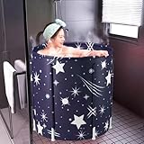 Ruwshuuk Tragbare Badewanne für Erwachsene | Komfort-Kissen für Bade-s,Freistehende, nicht aufblasbare -Badewanne für Badezimmer, Dorfwohnung