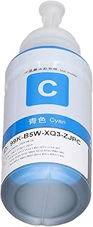 Printer Ink Bottle, Printer Ink Bottle Refill, Printer Ink Bottle Replacement Ink Bottle for 672 L360 L380 L351 L1300 L383 L565, Inkjet Printer Ink (Cyan)