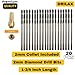 Drilax 20-Pc 2mm Diamond Drill Bit Set | Dremel Compatible with 1 Collet | for Glass, Sea Glass, Gems & Jewelry