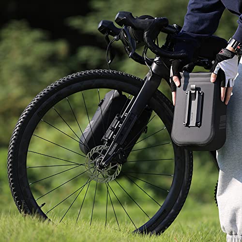 Rhinowalk Fahrrad Gepäckträgertasche Wasserdicht 4/6L Vorne Fahrradtasche für Gepäckträger mit Schultergurt