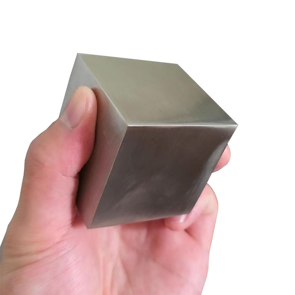 Fermacarte cubo in acciaio inossidabile 304, blocco quadrato solido lucido, resistente all'erosione, design durevole, perfetto per ufficio o decorazione domestica, dimensioni 45 x 45 x 45 mm