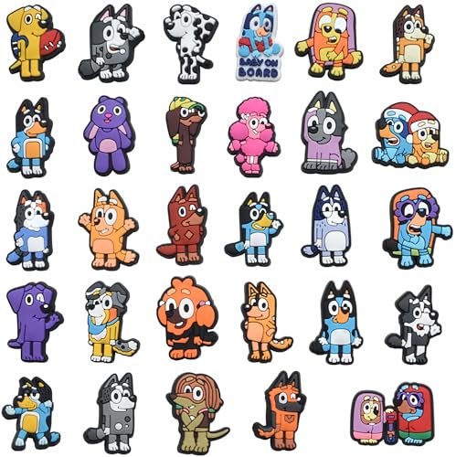 29 Pieces Shoe Charms Pack No-Repeat Decorations For Cartoon Shoes Accessories Girls Boys Teens Kids Birthday Party Favor Gifts