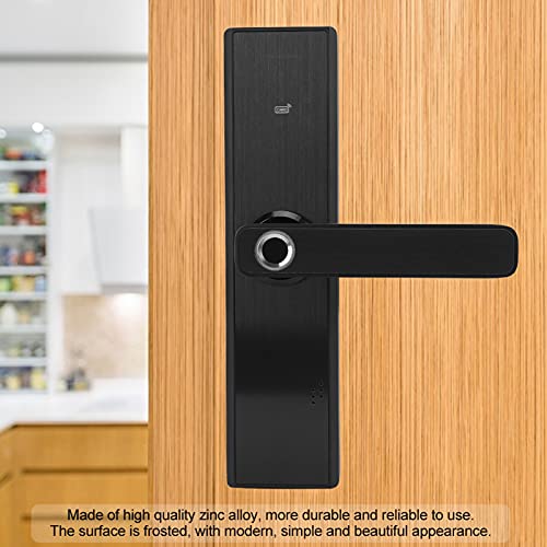 Serrure-de-Porte-Intelligente-Electronique-Empreinte-DigitaleCarteMot-de-PasseCle-Levier-de-Porte-a-Pene-Dormant-de-Serrure-de-Porte-dEntree-Antivol-pour-la-MaisonBureau