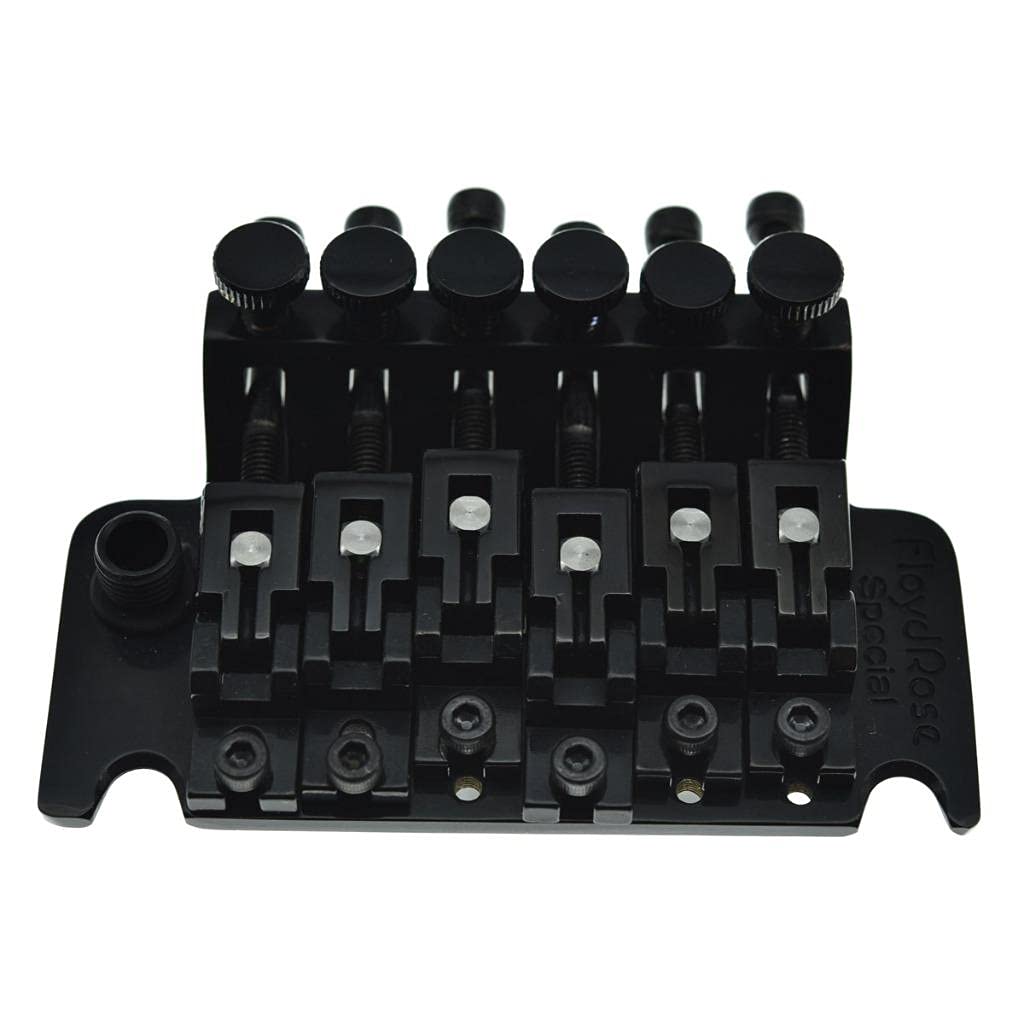 KAISH Set of 6 Stainless Steel Tremolo Bridge String Lock Insert Block Bridge Saddle Clamp Blocks Fits FR image 5