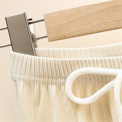 Kids Baggy Long Pants Plain Drawstring Wide Leg Straight Trousers Boys Girls Fall Lightweight Elastic Waist Pants4