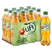 Lift Apfelschorle, Spritzige Erfrischung kombiniert aus fruchtigem Apfelsaft & frischem Wasser, EINWEG Flasche (12 x 500 ml)