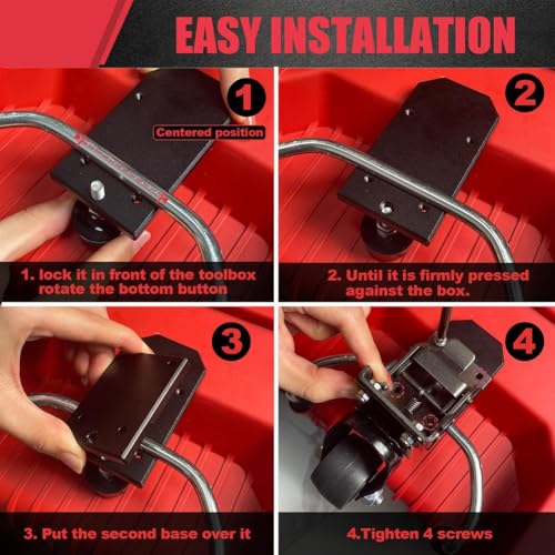 Boîte à outils à roulettes pliable avec structure de roue pour emballage roulant