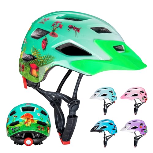 Kids Helmet, SIFVO Kids Bike Helmet Boys and Girls Bike Helmets with Cool Visor Helmet for Kid 5-14, Kid Bike Helmets Youth Bike Helmet Adjustable & Lightweight 50-57cm